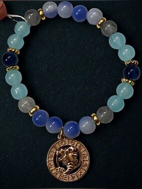 CANCER ♋️ RUBY REYNA’s limited edition zodiac glass beaded bracelet